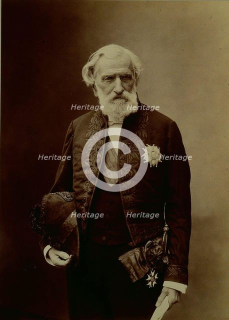 Portrait of the composer Ambroise Thomas (1811-1896).