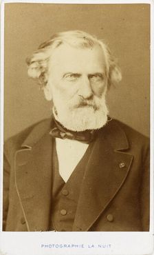 Portrait of the composer Ambroise Thomas (1811-1896). Creator: Liébert, Alphonse (1827-1913)