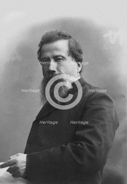 Portrait of the Composer Amilcare Ponchielli (1834-1886). Creator: Guigoni & Bossi, Milano  .