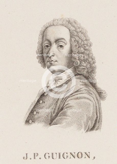 Portrait of the composer and violinist Jean-Pierre Guignon (1702-1774), 1740.
