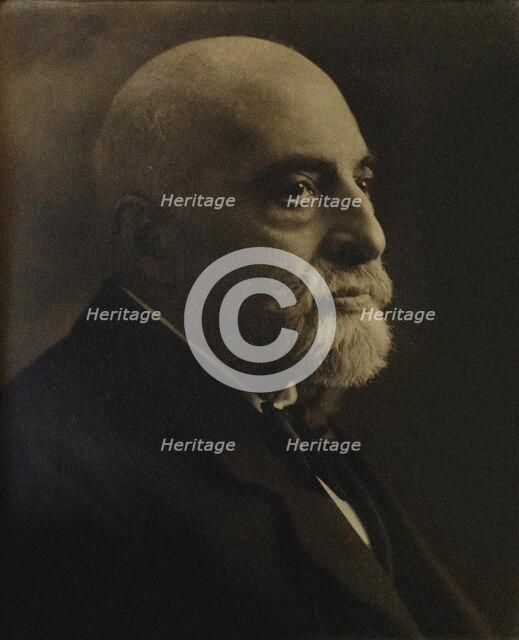 Portrait of the composer and violinist Leopold Auer (1845-1930). Creator: Mishkin, Herman (1871-1948).