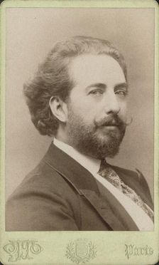 Portrait of the composer and violinist Martin Pierre Marsick (1847-1924). Creator: Anonymous
