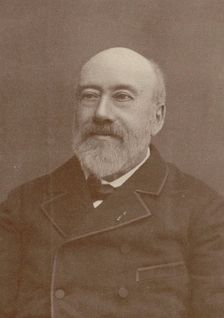 Portrait of the composer and chansonnier Gustave Nadaud (1820-1893), 1880. Creator: Anonymous