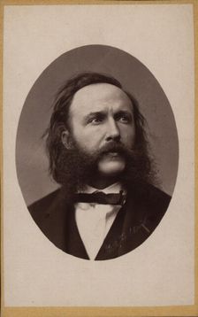 Portrait of the composer and conductor Johann von Herbeck (1831-1877), c. 1870. Creator: Luckhardt, Fritz (1843-1894)