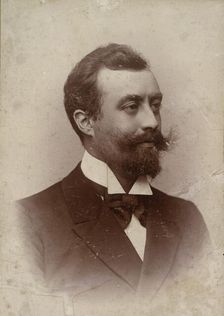 Portrait of the Composer and Organist Alfred Tofft (1865-1931), 1898. Creator: Anonymous