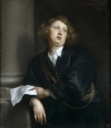 Portrait of the Composer and Organist Henricus Liberti (1610-1669). Artist: Dyck, Sir Anthony van (1599-1641)