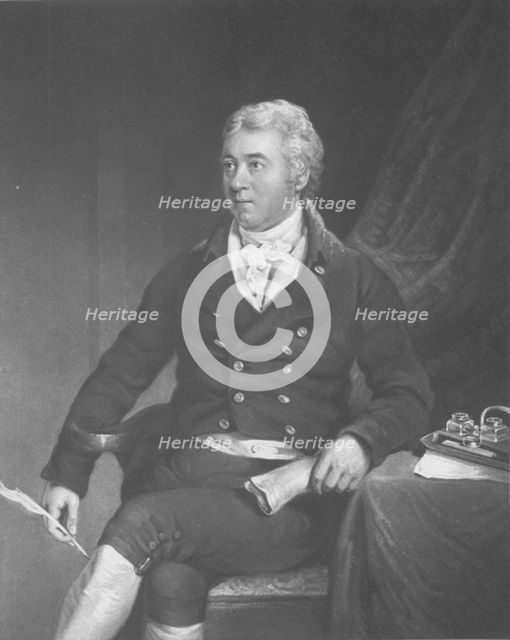 Portrait of the composer and Organist John Beckwith (1759-1809), 1812.