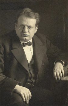 Portrait of the composer and organist Max Reger (1873-1916), c. 1910. Creator: Anonymous