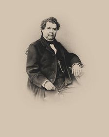Portrait of the composer and pianist Alexandre Dubuque (1812-1898) . Creator: Anonymous