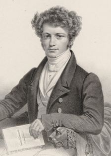 Portrait of the composer and pianist Henri Herz (1803-1888) , 1830