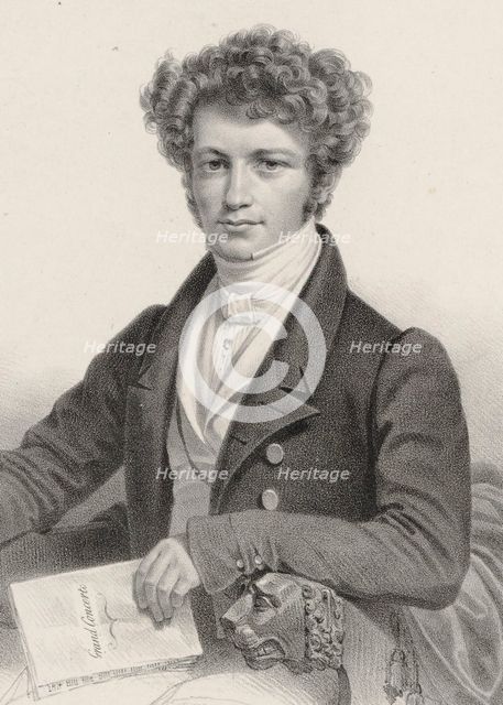 Portrait of the composer and pianist Henri Herz (1803-1888) , 1830.