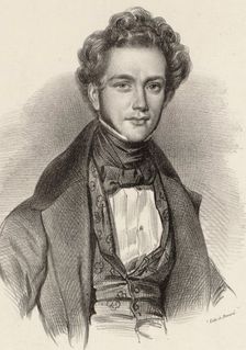 Portrait of the composer and pianist Henri Herz (1803-1888) , 1834