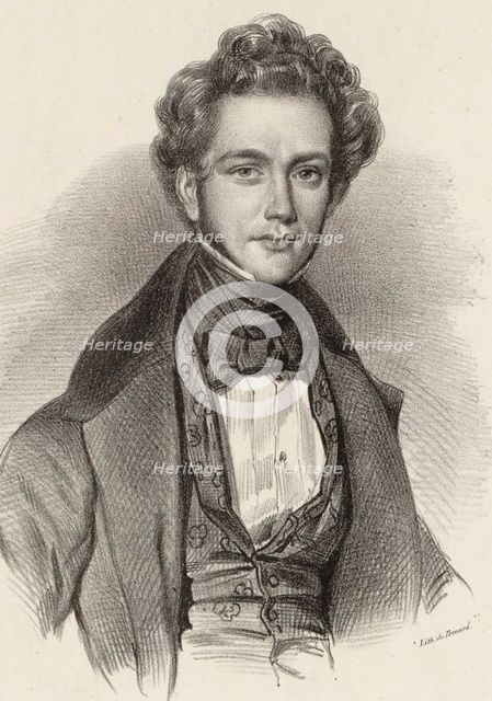 Portrait of the composer and pianist Henri Herz (1803-1888) , 1834.