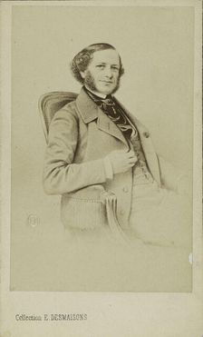 Portrait of the composer and pianist Henri Herz (1803-1888). Creator: Desmaisons, Émile (1812-1880)