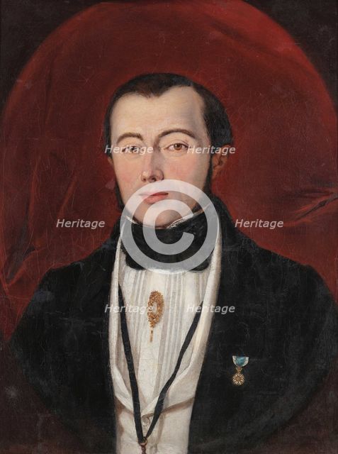 Portrait of the composer and pianist João Guilherme Bell Daddi (1813-1887). Creator: Anonymous.