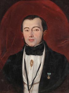 Portrait of the composer and pianist João Guilherme Bell Daddi (1813-1887). Creator: Anonymous