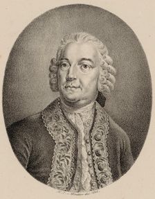 Portrait of the composer and singer Carl Heinrich Graun (1704-1759), 1815