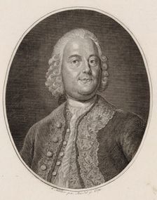 Portrait of the composer and singer Carl Heinrich Graun (1704-1759), 1820