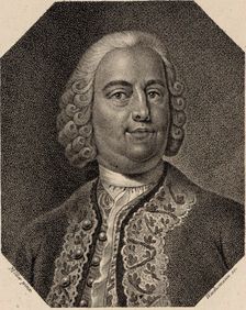 Portrait of the composer and singer Carl Heinrich Graun (1704-1759), 1820