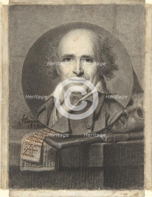 Portrait of the composer André Ernest Modeste Grétry (1741-1813), 1808. Creator: Dumont, François (1751-1831).