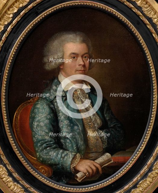 Portrait of the composer André Ernest Modeste Grétry (1741-1813), c. 1786-88. Creator: Cuylenburgh, Cornelis van (1758-1827).