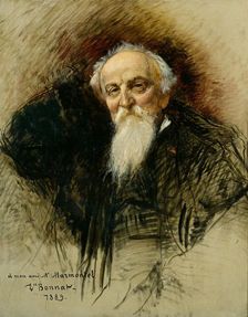 Portrait of the composer Antoine François Marmontel (1816-1898)