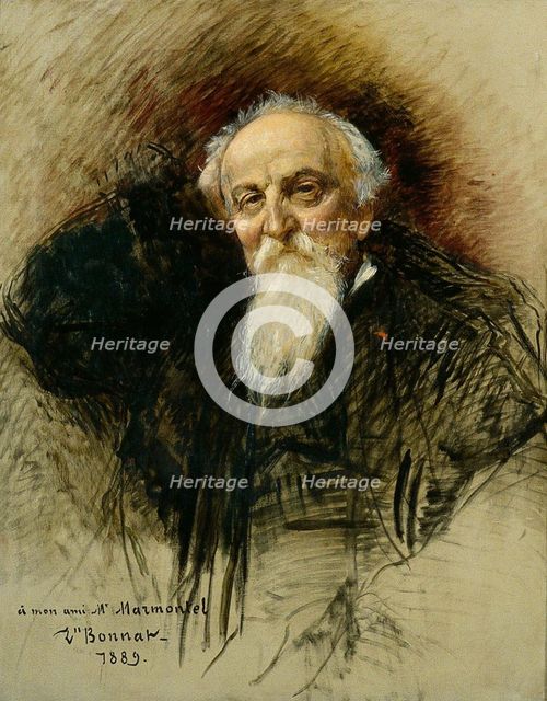 Portrait of the composer Antoine François Marmontel (1816-1898).