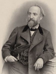 Portrait of the Composer Antoine François Marmontel (1816-1898). Creator: Lemoine, Alfred (1824-1881)