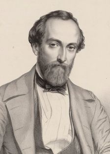 Portrait of the Composer Antoine François Marmontel (1816-1898). Creator: Alophe, Marie-Alexandre Menut (1812-1883)