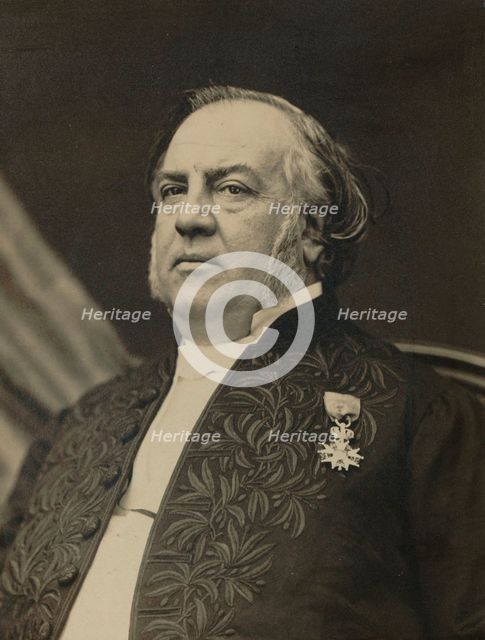 Portrait of the composer Antoine-Louis Clapisson (1808-1866), 1866.