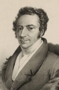 Portrait of the composer Antoine Romagnesi (1781-1850), ca 1820. Creator: Anonymous