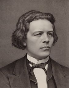 Portrait of the composer Anton Rubinstein (1829-1894), 1840. Creator: Engelbach, Georg (1817-1894)