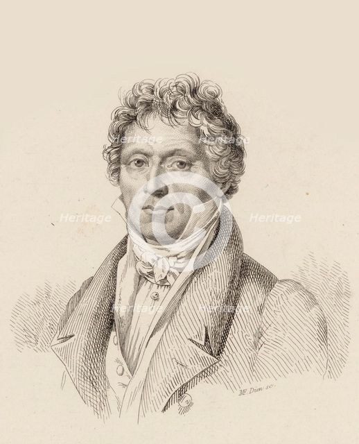 Portrait of the composer Anton Reicha (1770-1836), 1837. Creator: Dien, Claude-Marie-François (1787-1865).