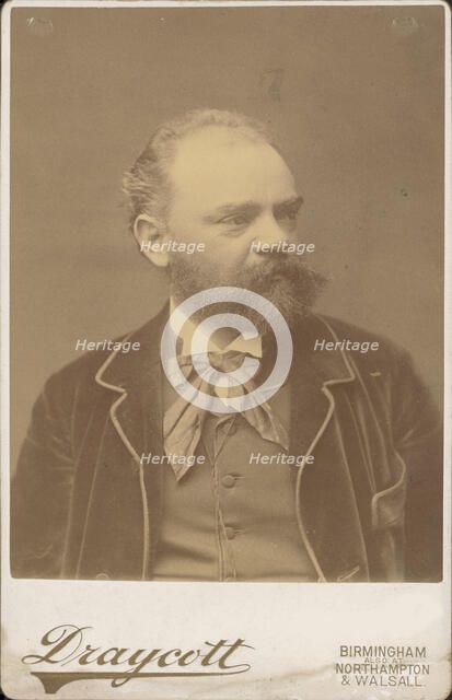 Portrait of the composer Antonin Dvorak (1841-1904), 1884-1885. Creator: Photo studio Draycott, Birmingham  .