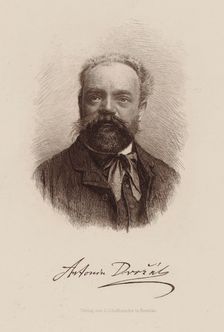 Portrait of the composer Antonin Dvorak (1841-1904), 1889