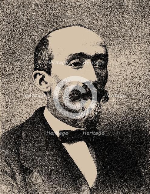 Portrait of the composer Antonio Cagnoni (1828-1896). Creator: Anonymous.