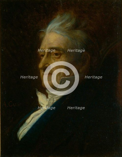 Portrait of the composer Antonio Francesco Gaetano Saverio Pacini (1778-1866).