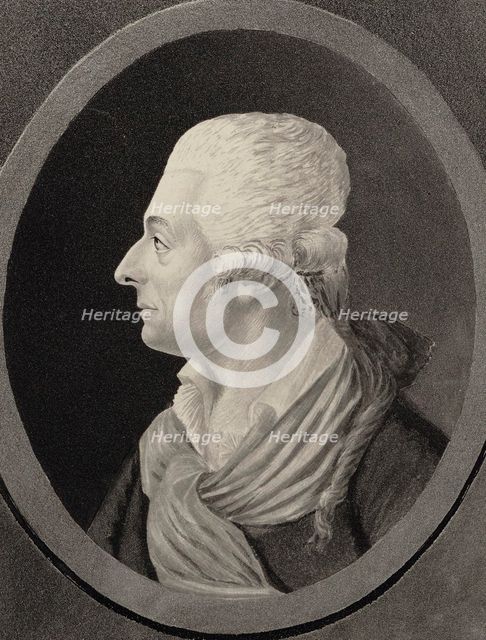 Portrait of the composer Antonio Sacchini (1730-1786), 1810. Creator: Quenedey, Edmé (1756-1830).