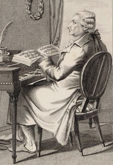 Portrait of the composer Antonio Sacchini (1730-1786), 1820. Creator: Rados, Luigi (1773-1840)