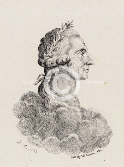 Portrait of the composer Antonio Sacchini (1730-1786), 1823. Creator: Anonymous.