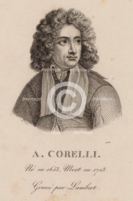 Portrait of the composer Arcangelo Corelli (1653-1713).