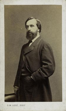 Portrait of the composer Aristide Hignard (1822-1898), c. 1880. Creator: Legé, Georges-Mathurin (active 1860-1880)