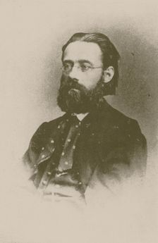 Portrait of the composer Bedrich Smetana, 1866. Creator: Anonymous