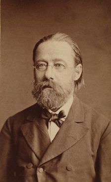 Portrait of the composer Bedrich Smetana, 1878. Creator: Photo studio J. Mulac, Prague