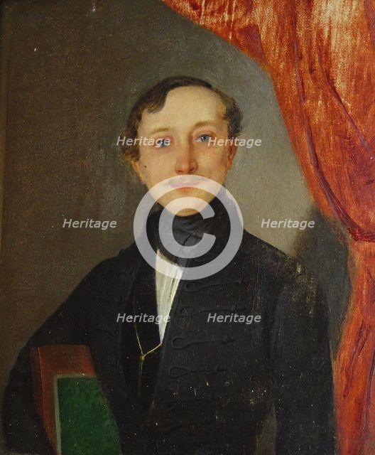 Portrait of the composer Béla Kéler (1820-1882), c. 1840. Creator: Anonymous.