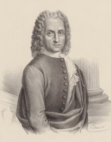 Portrait of the composer Benedetto Marcello (1686-1739). Creator: Roscioni, Vincenzo (active second Half of 19th cen.)