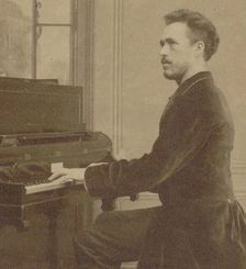 Portrait of the composer Benjamin Godard (1849-1895), 1882. Creator: Anonymous