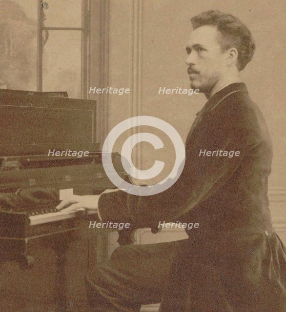 Portrait of the composer Benjamin Godard (1849-1895), 1882. Creator: Anonymous.