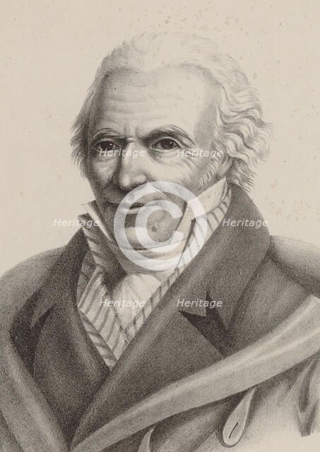 Portrait of the composer Bernard Jumentier (1749-1829), ca 1820. Creator: Anonymous.