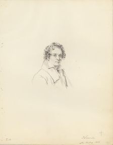 Portrait of the composer Bernhard Henrik Crusell (1775-1838), 1833. Creator: Röhl, Maria (1801-1875)